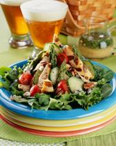 Grilled Chicken Salad with Lime Pale Ale Dressing